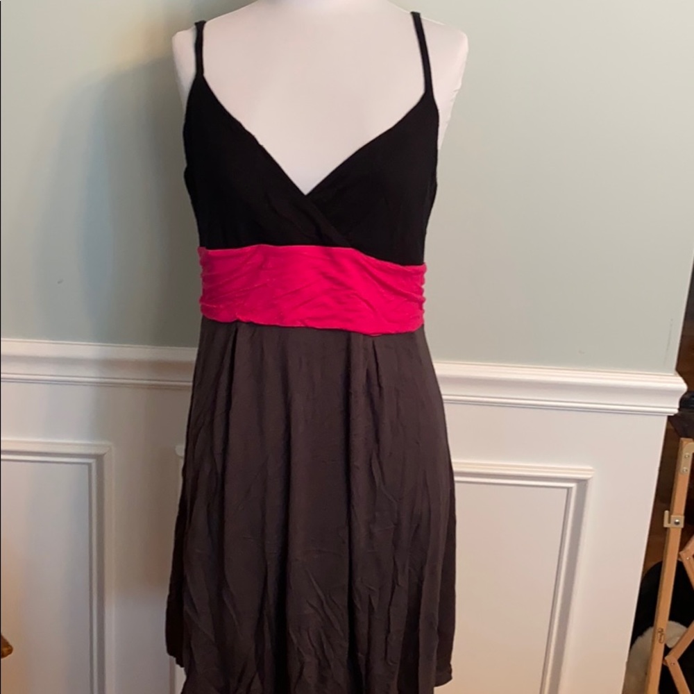 Express Color Block Dress Large